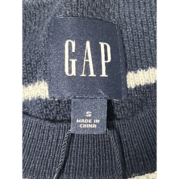 Gap Women’s Seedstitch Sweater NWT Size SM Midnight Stripe - Picture 4 of 9